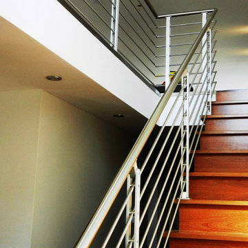 modern staircases and railings
