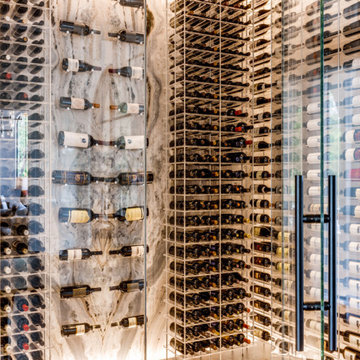 Striking Marble Wine Room