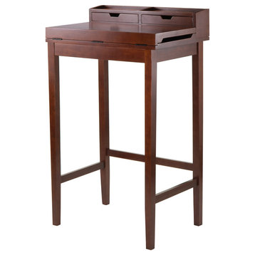 Winsome Wood Brighton High Desk With 2 Drawers