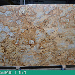 Golden Storm Leather - Kitchen Countertops
