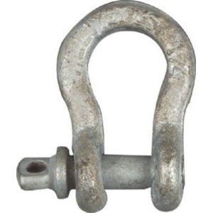3/4-Inch Trade CAMPBELL T9641235 Screw Pin Anchor Shackle 4-3/4 Ton Working Load Limit Forged Steel Galvanized 