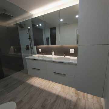 Barrhaven Modern Ensuite Bathroom