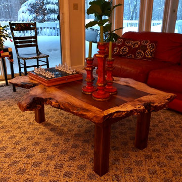 Four Sided Live Edge Coffee Table