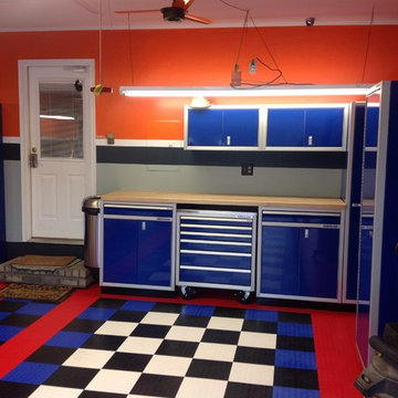 RaceDeck Garage Floors - HOG heaven home garage