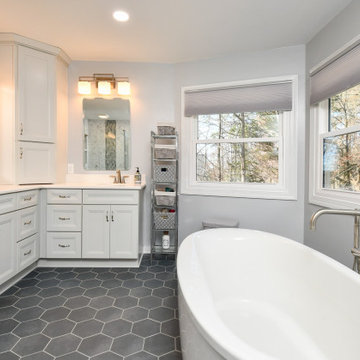 Transitional Bathroom Remodel Midlothian, VA