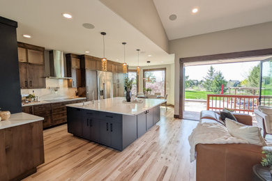 Minimalist kitchen photo in Boise