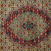 Oriental Rug Tabriz Mahi Wool And Silk 250 Kpsi, Hand-Knotted Rug