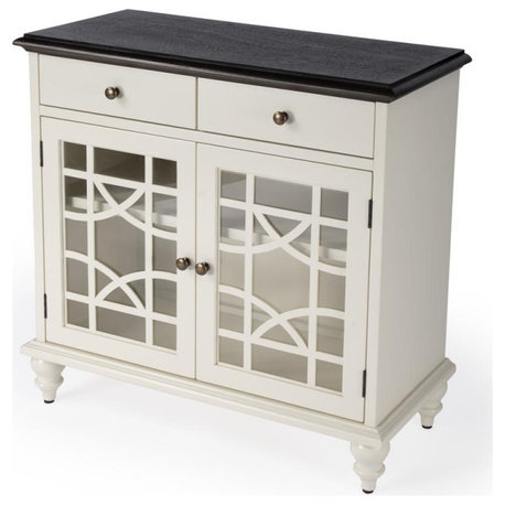 Company Rene 2 Door 2 Drawer Cabinet, White