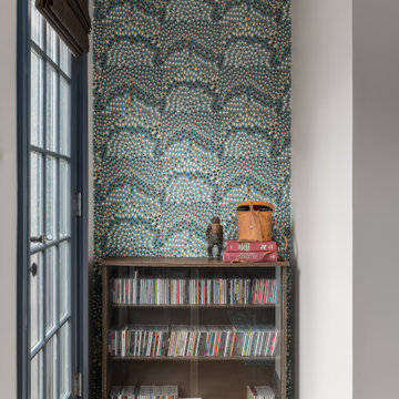 Custom Built-ins Transform this Old Town Home Office