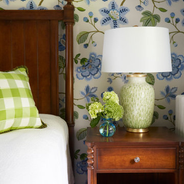 Cozy Wall upholstery for an Evanston Master bedroom