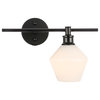 Rochester 1 Light Wall Sconce in Black