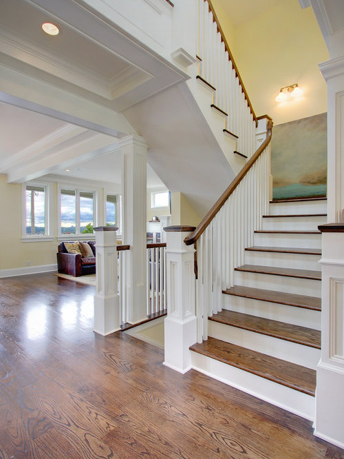 Painted Newel Post Houzz