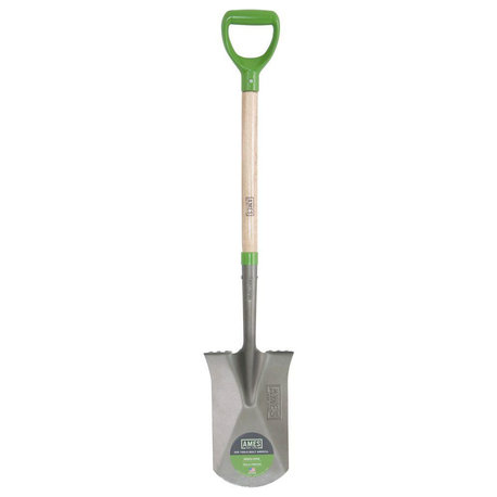 Ames 2593800 Garden Spade with 24" Wood Handle