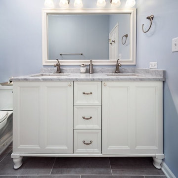 Simple Bathroom Renovation with Walk-in Shower