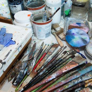 An Artist's Home Studio in Marin County