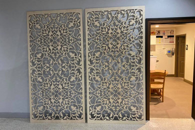 Decorative fretwork panels