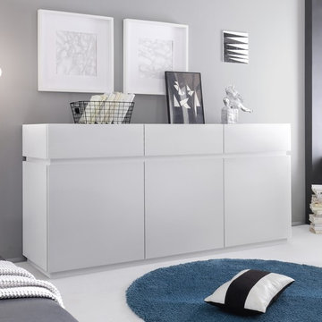 Sideboard Rex by LC Mobili 3D/3D All White - $1,599.00