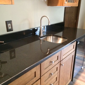 Absolute Black Granite Wet Bar