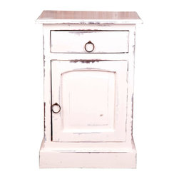 Sunset Trading - Whitewashed Nightstand - Nightstands And Bedside Tables