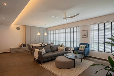 Example of a minimalist living room design in Singapore
