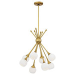 George Kovacs Lighting - George Kovacs Lighting P1807-248 Pontil - Eight Light Chandelier - Number of Bulbs:8*Wattage:60W*Bulb Type:G9 Xenon*Bulb Included:Yes*UL Approved: