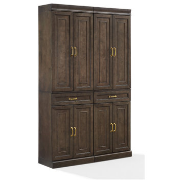 Stanton 2, Piece Kitchen Storage Pantry Cabinet Set, 2 Pantries