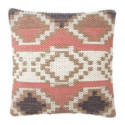Pottery Barn - Hilary Pillow Cover, 22", Warm - Decorative Pillows