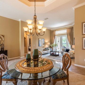 Dining and living room
