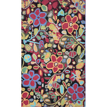 Wendy's Bouquet Wool Hand Tufted Rug, 3' X 5'