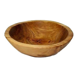 Jedando Handicrafts - 6" Hand Carved, Olive Wood, Kitchen Salad Serving Bowl - Decorative Bowls