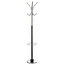 Free Standing Clothes Rack, Metal With Umbrella Base and 8 Hanger Hooks