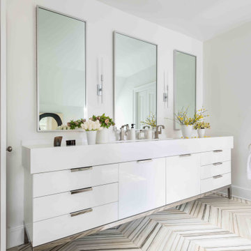 Complete master bathroom renovation in Chevy Chase, MD
