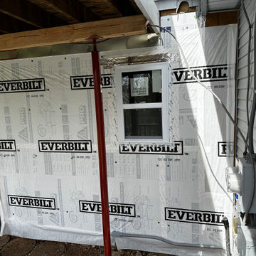 Current Canton water damaged main floor and Bathroom renovation