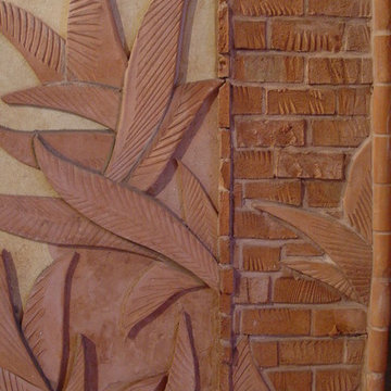 Handmade Brick Wall