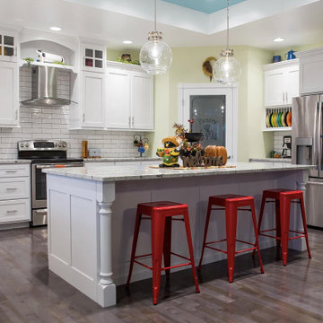 White Modern Farmhouse Kitchen