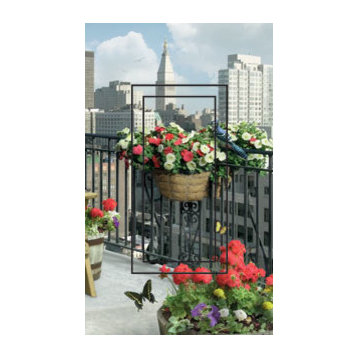 From the Balcony Single Rocker Peel and Stick Switch Plate Cover: 2 Units