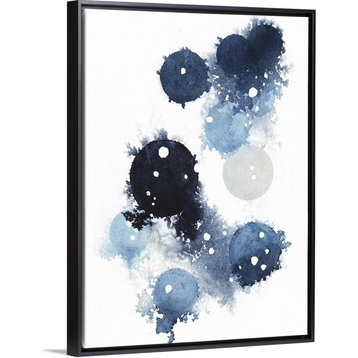 "Blue Galaxy I" Floating Frame Canvas Art, 32"x42"x1.75"