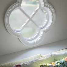 Entry. Quadrefoil Window