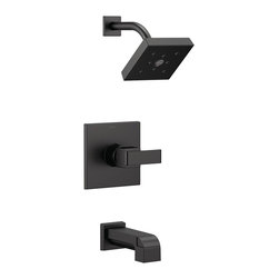 Ara&reg; Matte Black - Tub And Shower Faucet Sets