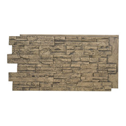 DURANGO FAUX STACKED STONE- 24"H x 48"W - Wall Panels