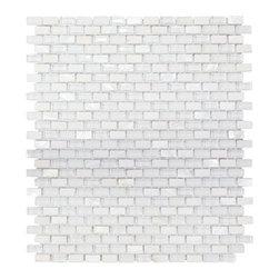 Shell Glass Pearl - Mosaic Tile