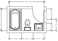 5x7 Full Bath Too Small