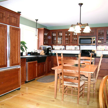 Cherry and Soapstone Kitchen