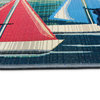 Esencia See Spot Sail Indoor/Outdoor Mat Blue 1'11"x4'11"