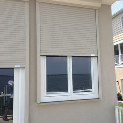 Motorized Rolling Hurricane Shutters- Mulheron Home - Products