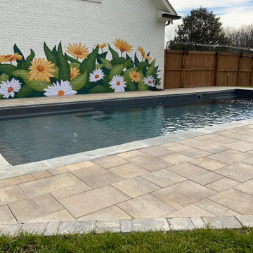 Belgard Paver Patio and Fiberglass Pool in Franklin, TN