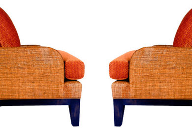 Raffia lounge Chairs