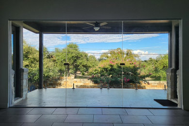 Inspiration for a modern deck remodel in Austin