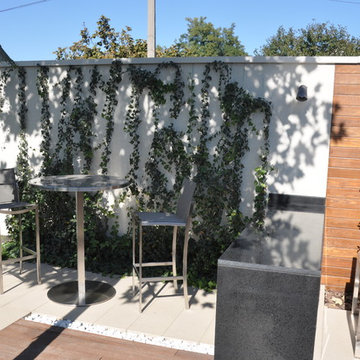 Private modern garden / Частный современный сад.