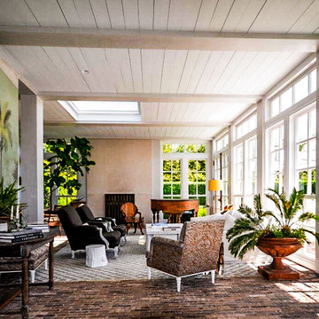 Coastal Hamptons Living Room